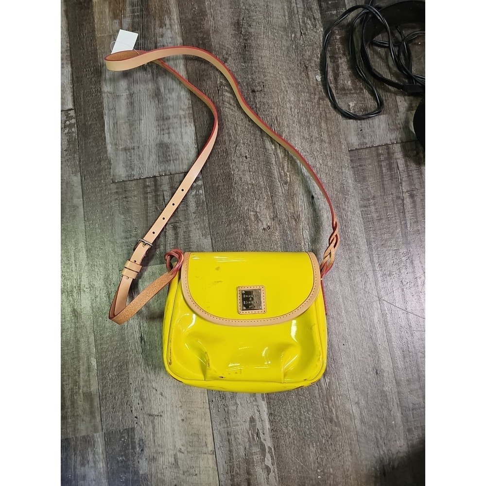 Vintage Dooney & Bourke Yellow  Crossbody Shoulder‎ Bag